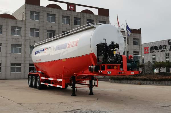 通亚达牌13米29.7吨3轴低密度粉粒物料运输半挂车(CTY9403GFL63)