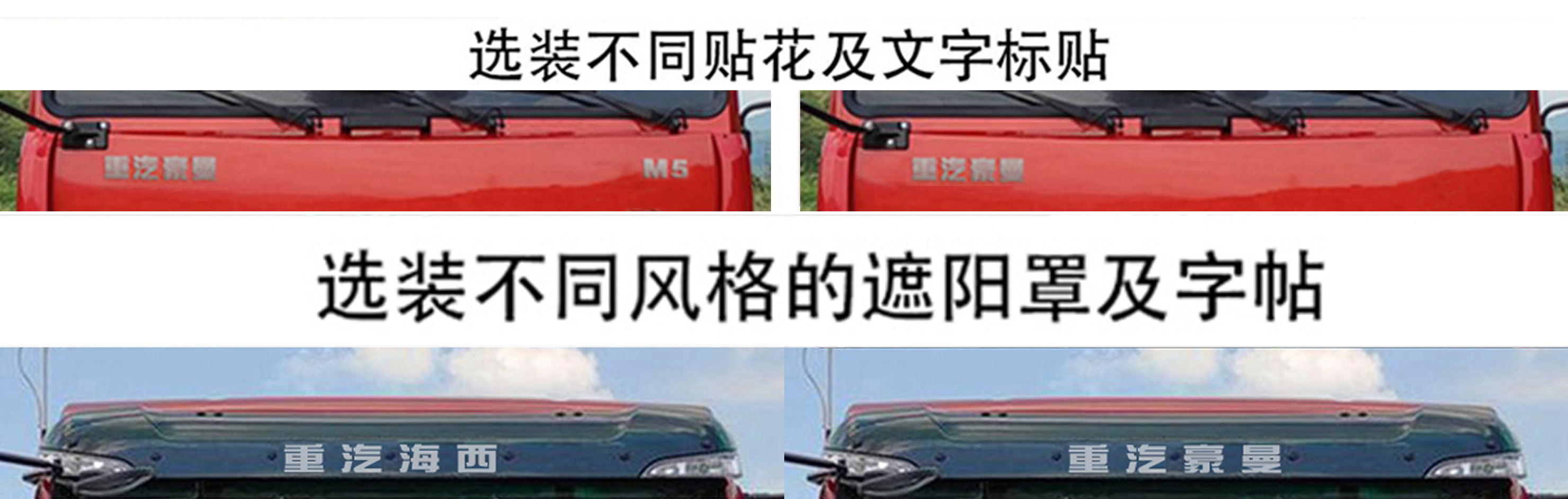 豪曼牌ZZ2258K50FB1越野载货汽车公告图片