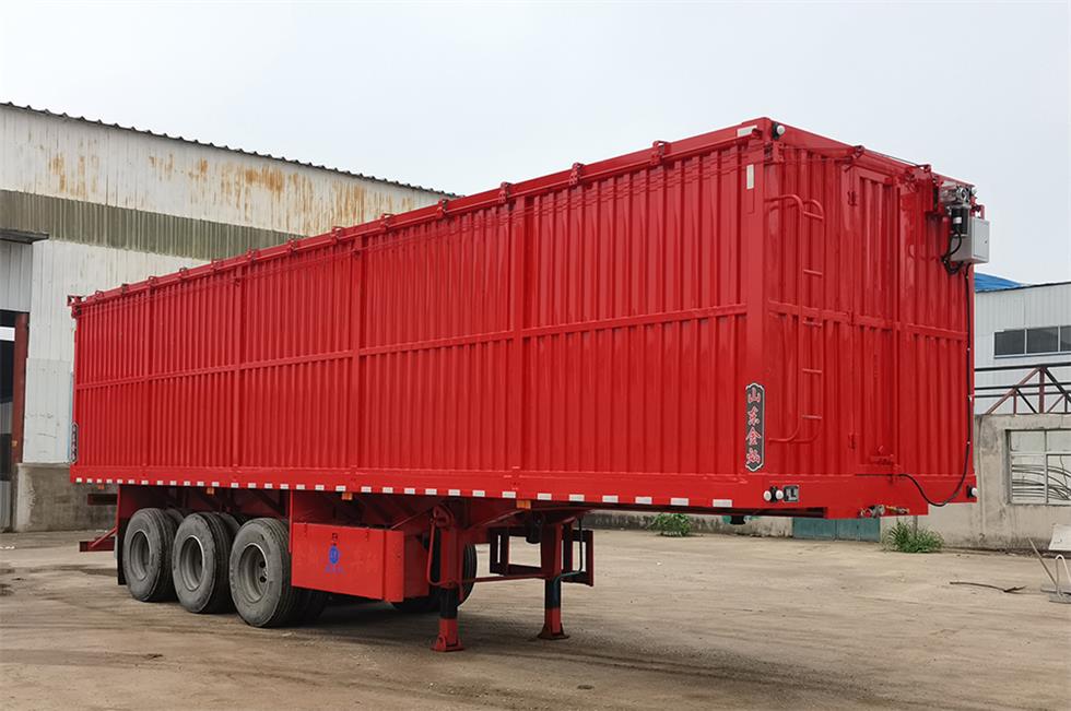 鲁运达牌11米32.5吨3轴散装粮食运输半挂车(JCA9400ZLS)
