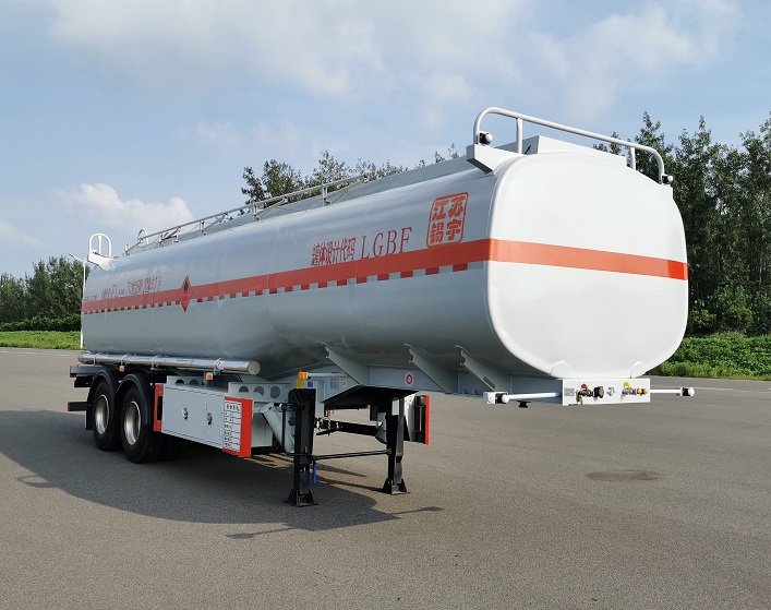 锡宇牌10.1米26.7吨2轴易燃液体罐式运输半挂车(WXQ9352GRY)