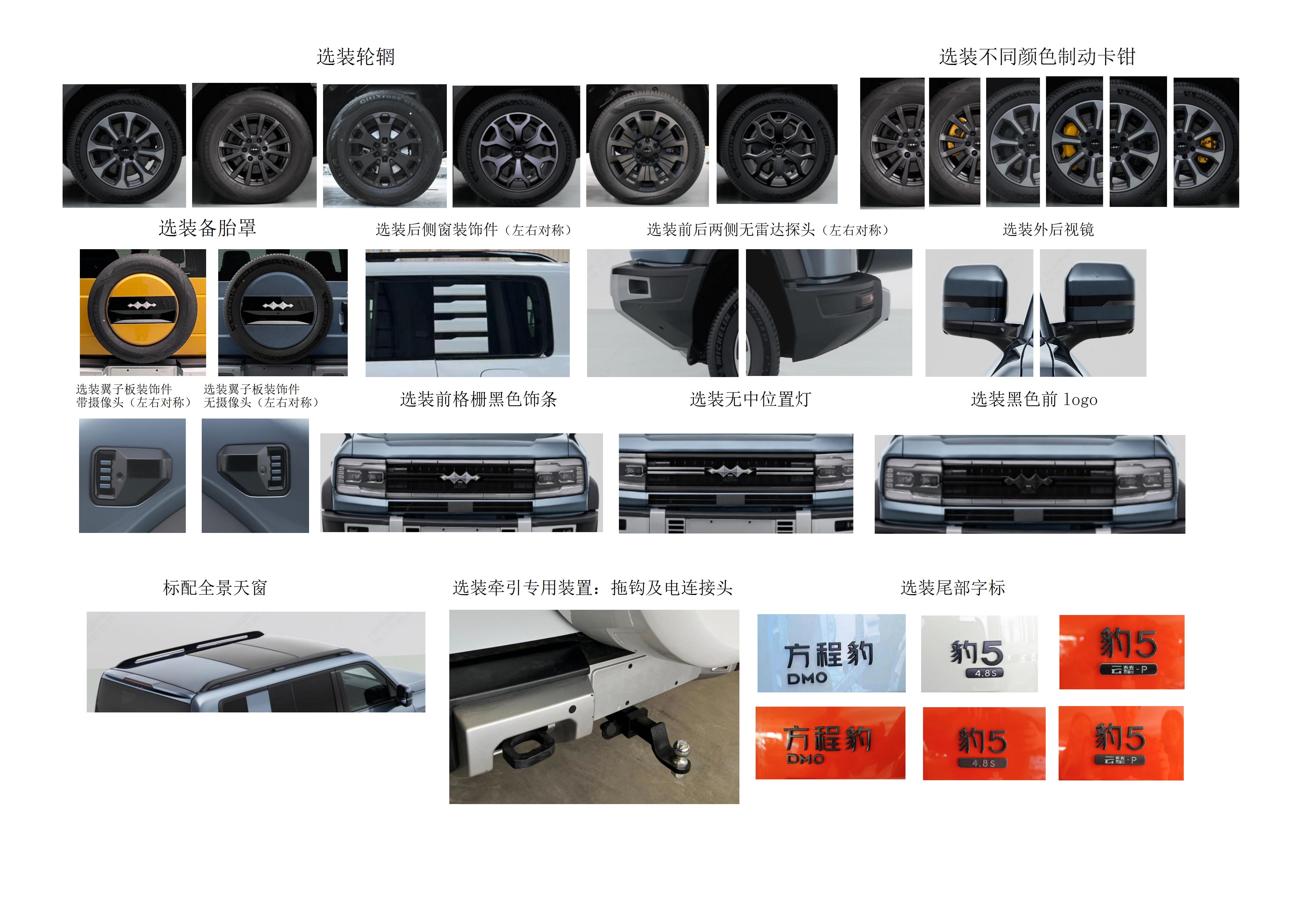 QCJ2030ST6HEV 方程豹牌194马力单桥汽油/电混合动力国六插电式混合动力越野乘用车图片