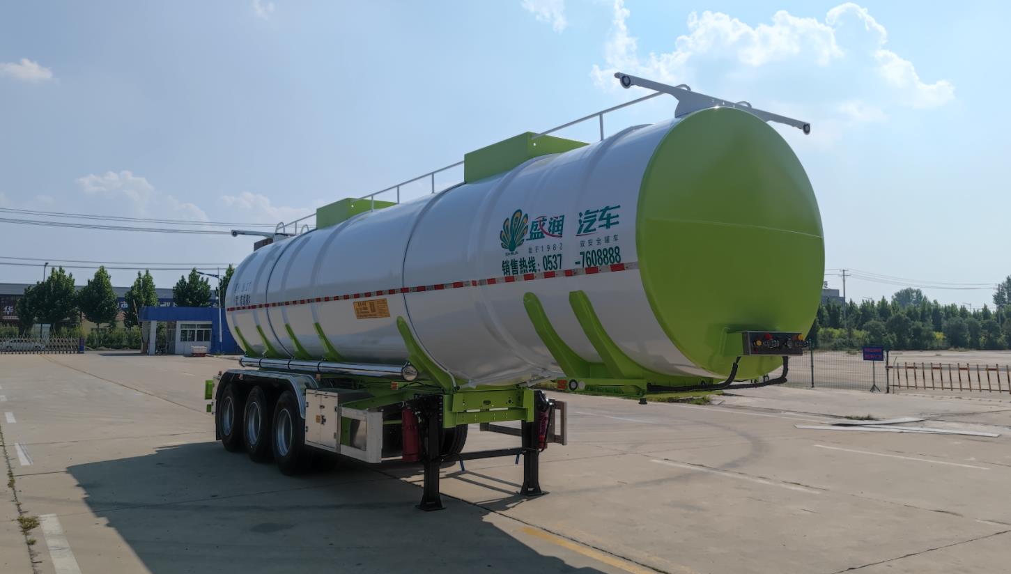 盛润牌11米33.5吨3轴普通液体运输半挂车(SKW9401GPGT38)