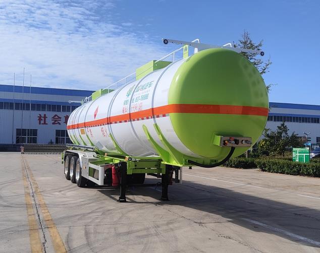 盛润牌12.2米33.3吨3轴易燃液体罐式运输半挂车(SKW9401GRYT42)