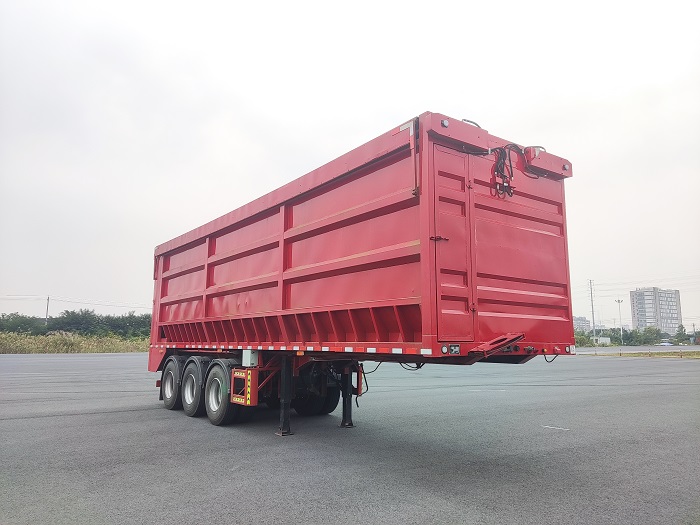 敏航牌9.9米30.5吨3轴散装粮食运输半挂车(MHP9400ZLS)