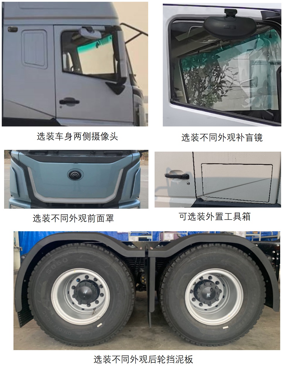 ZKH4252P4BEV1D 宇通牌612马力后双桥,后八轮纯电动换电式纯电动半挂牵引车图片