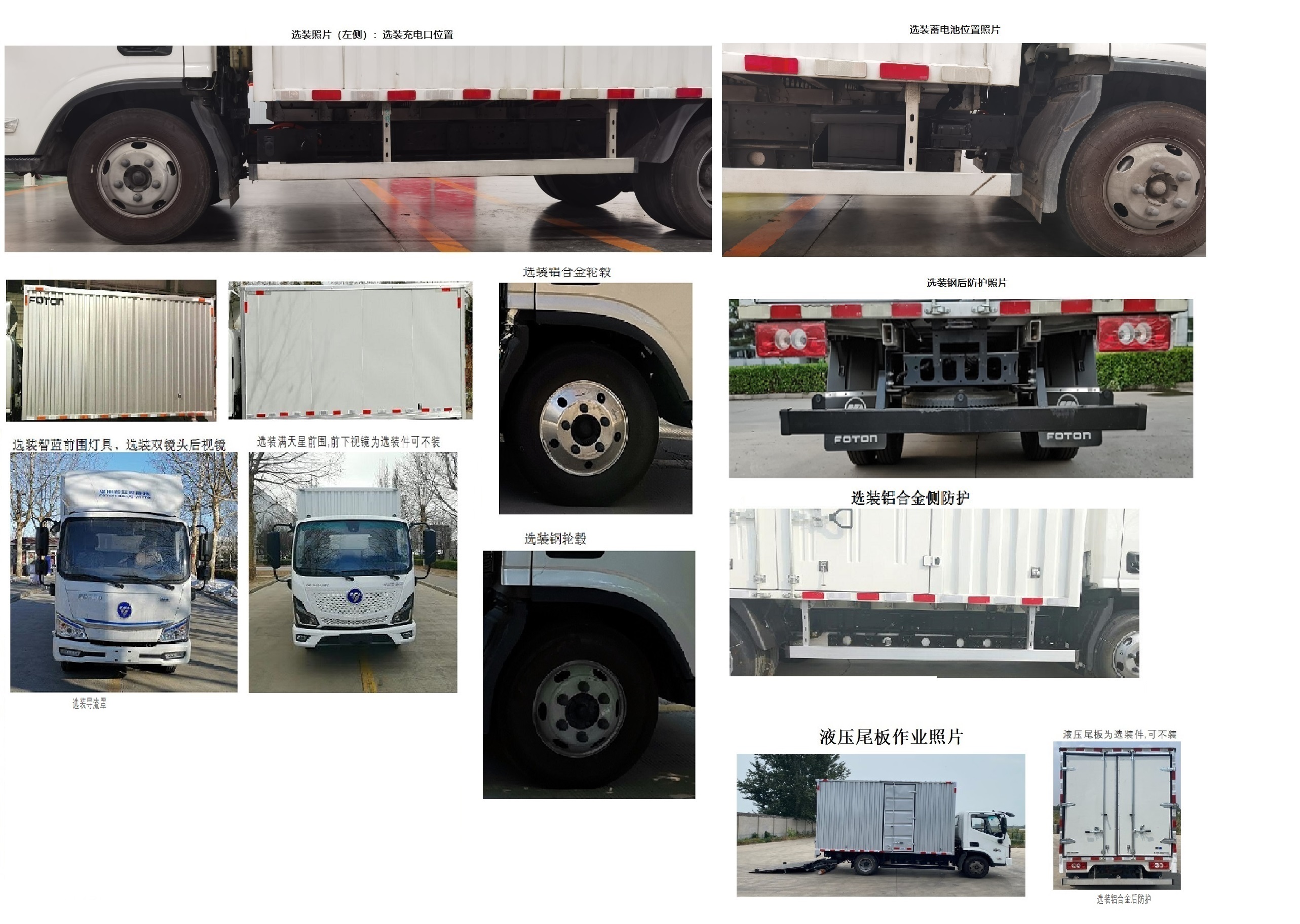 福田牌BJ5045XXYEVU7純電動(dòng)廂式運(yùn)輸車(chē)公告圖片