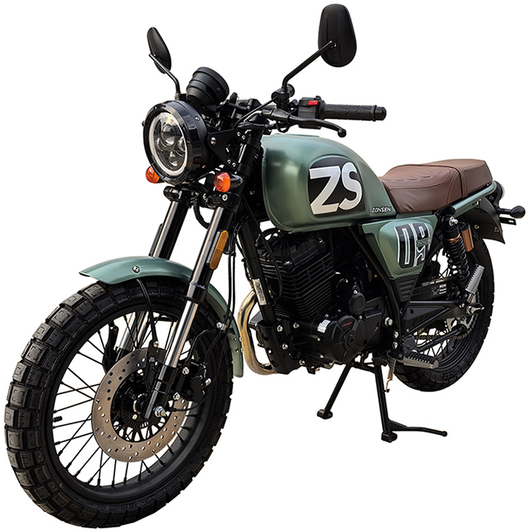 ZS250-9A 宗申牌249CC汽油前盘式后盘式两轮摩托车图片