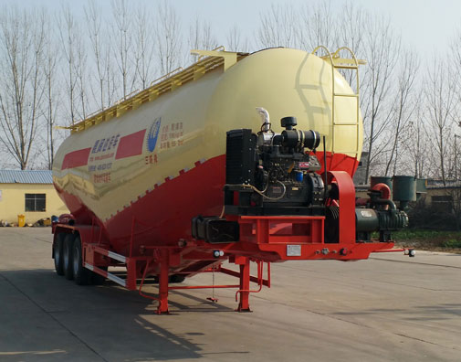 三威牌11.5米30.7吨3轴中密度粉粒物料运输半挂车(WQY9405GFL)