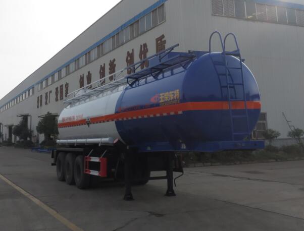 特运牌11.2米30吨3轴腐蚀性物品罐式运输半挂车(DTA9407GFW)