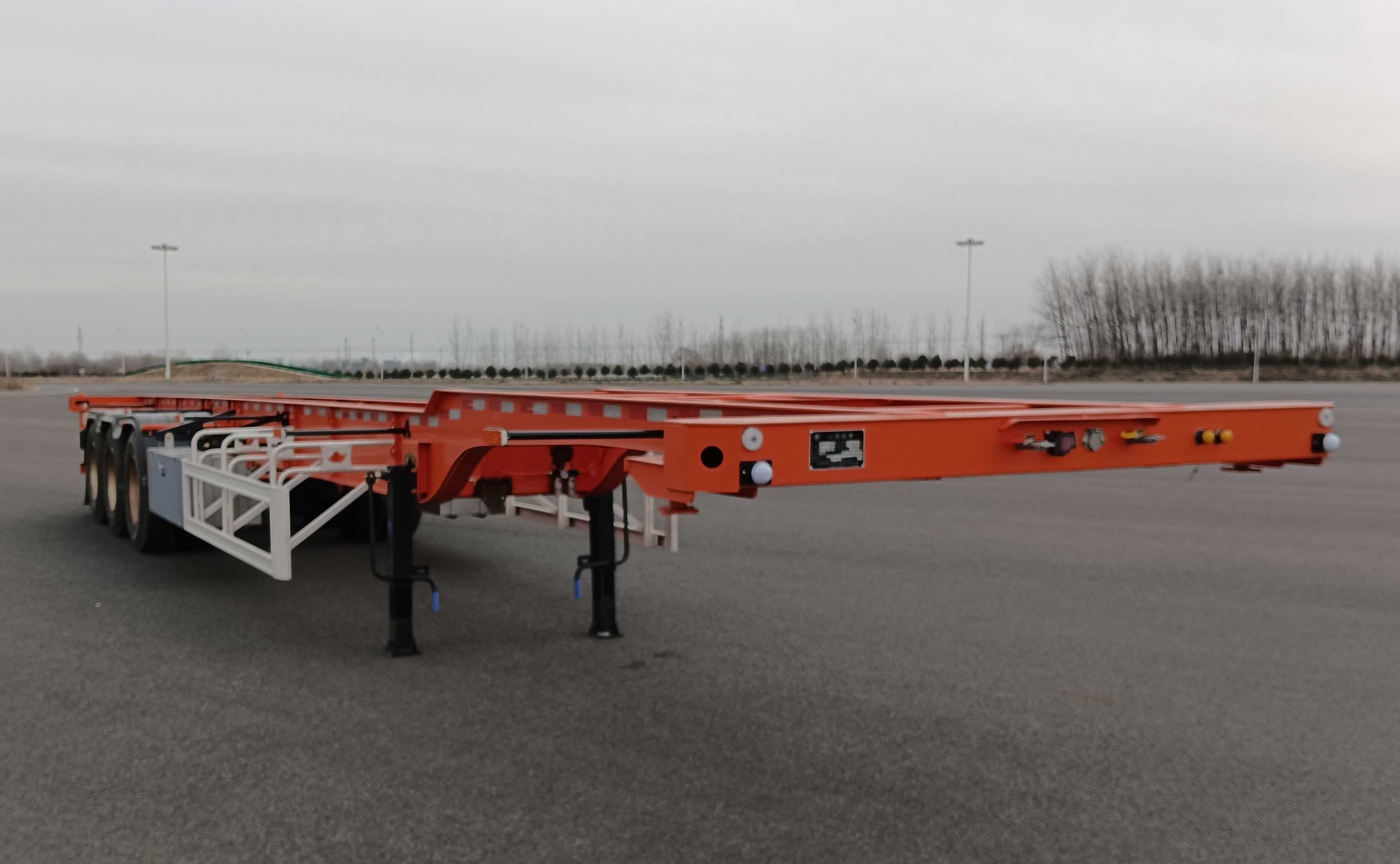 承泰牌14米34.4吨3轴集装箱运输半挂车(XCT9405TJZ)