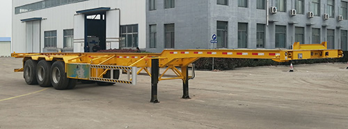 梁昇牌14米35吨3轴集装箱运输半挂车(SHS9401TJZE)