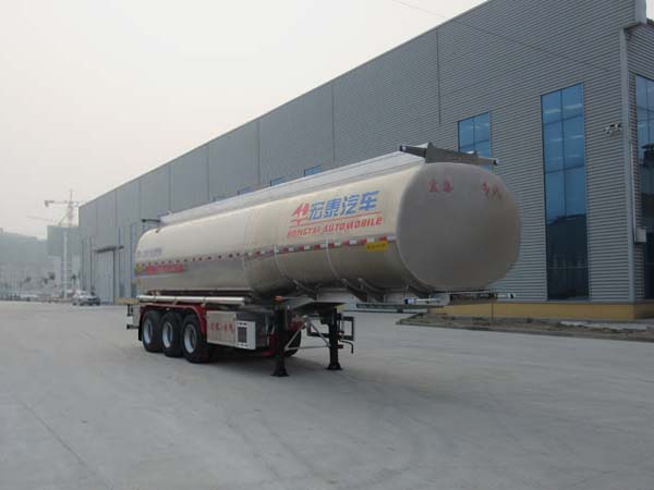 正康宏泰牌11.2米34.3吨3轴润滑油罐式运输半挂车(HHT9404GRH)
