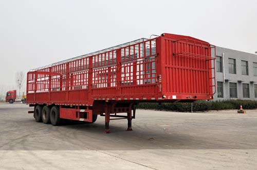 中顺广信牌13米34吨3轴仓栅式运输半挂车(HGX9400CCY)