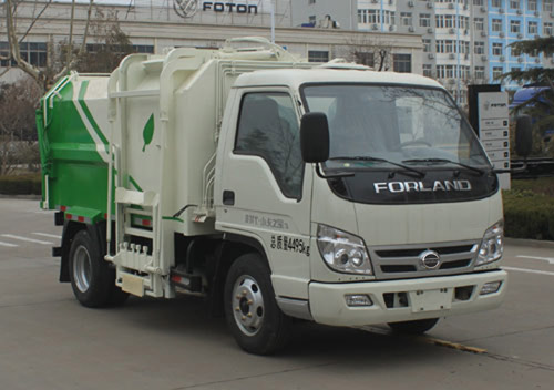 福田牌BJ5045ZZZ9JB5-54自装卸式垃圾车公告图片