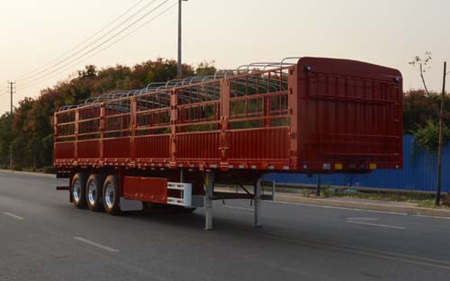 华豫巨久牌13米34.2吨3轴仓栅式运输半挂车(YJJ9402CCY)