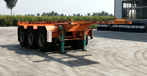 豫前通牌9.5米35.2吨3轴集装箱运输半挂车(HQJ9400TJZ20)