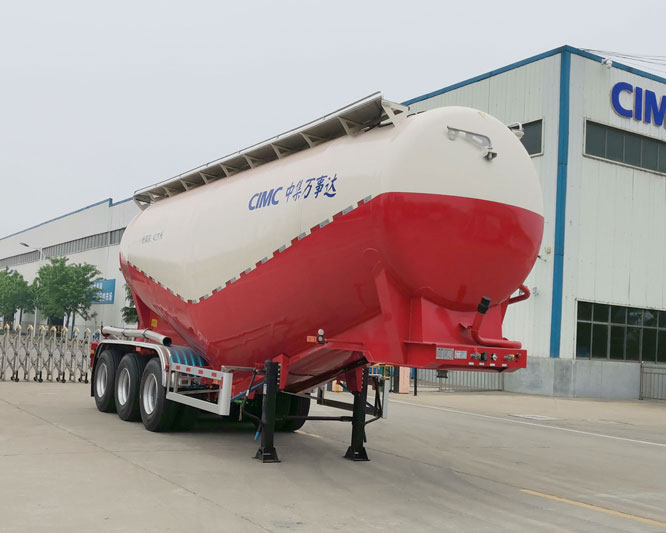 万事达牌9.2米33.4吨3轴中密度粉粒物料运输半挂车(SDW9408GFLB)