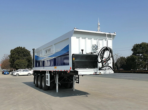 华威驰乐牌9.6米30.2吨3轴垃圾转运半挂车(SGZ9403ZLJ)