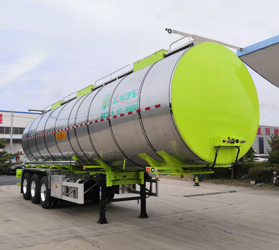 盛润牌11.5米33.1吨3轴普通液体运输半挂车(SKW9400GPGT40)