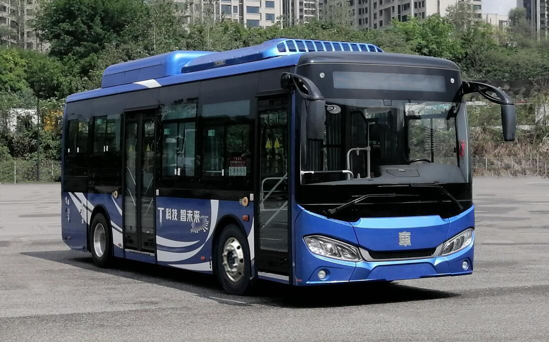 中国中车牌8.5米15-21座纯电动低地板城市客车(TEG6853BEV07)