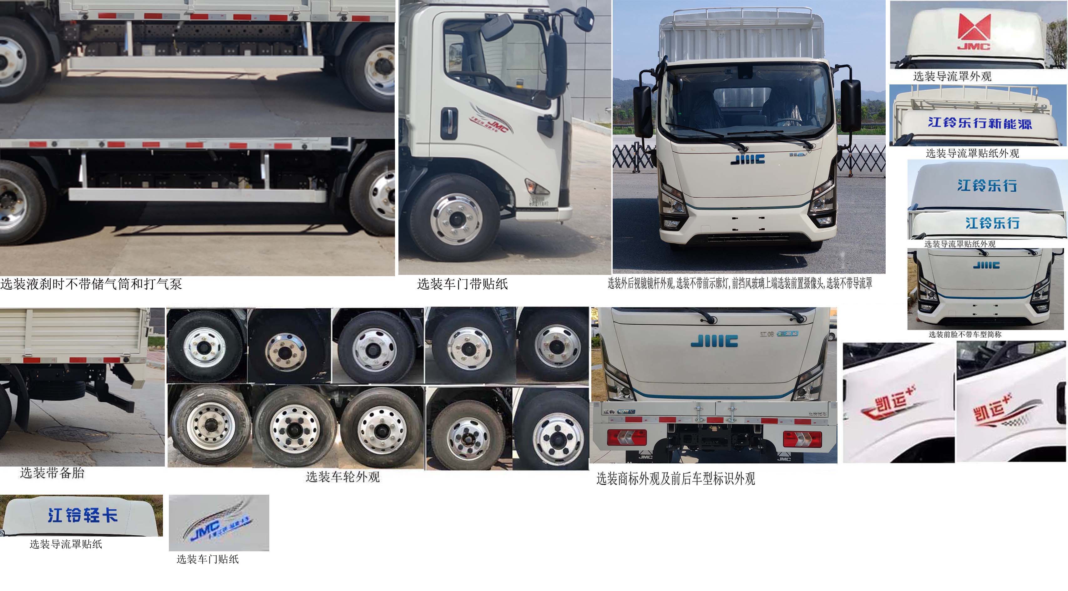 江鈴牌JX5044CCYTGB2BEV純電動(dòng)倉(cāng)柵式運(yùn)輸車公告圖片