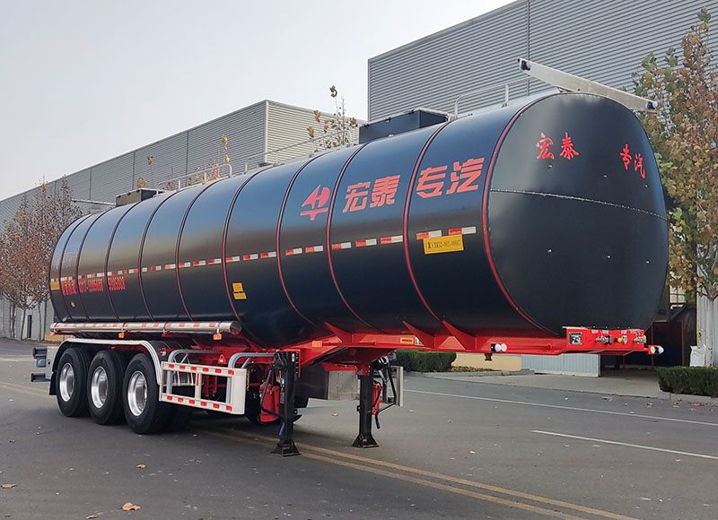 正康宏泰牌11米32.4吨3轴普通液体运输半挂车(HHT9403GPGA)