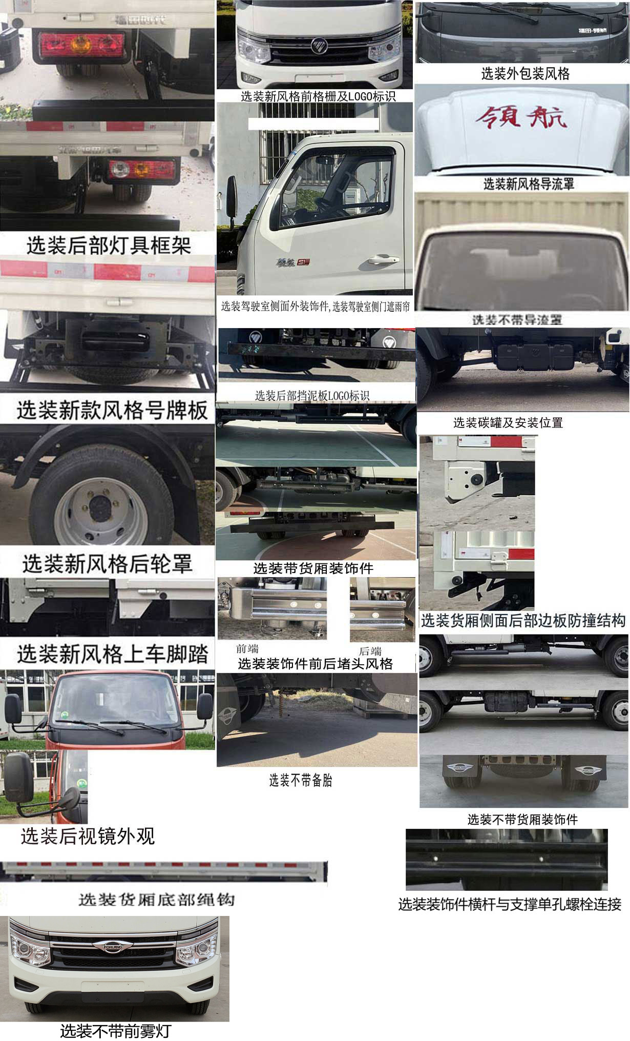 福田牌BJ5035CCY3AV6-15仓栅式运输车公告图片