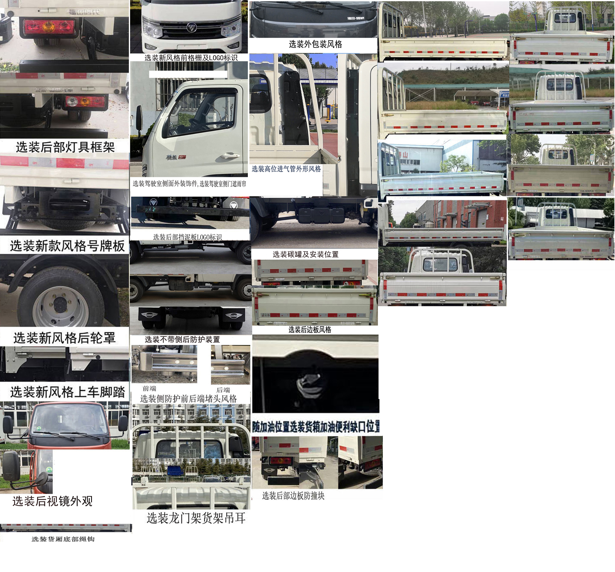 BJ1035V4AV6-13 福田牌122马力单桥汽油3.2米国六载货汽车图片