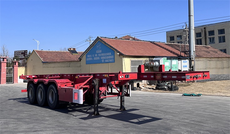 梁劲牌11.5米34.9吨3轴集装箱运输半挂车(ZYV9401TJZ)