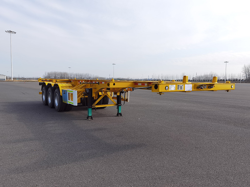 顺港牌11米35.1吨3轴集装箱运输半挂车(HGL9403TJZ)