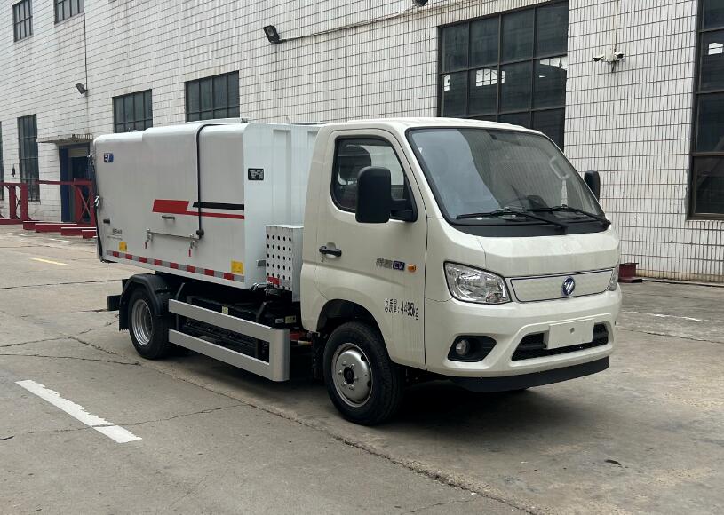 福田牌BJ5045ZXLEV-H1纯电动厢式垃圾车