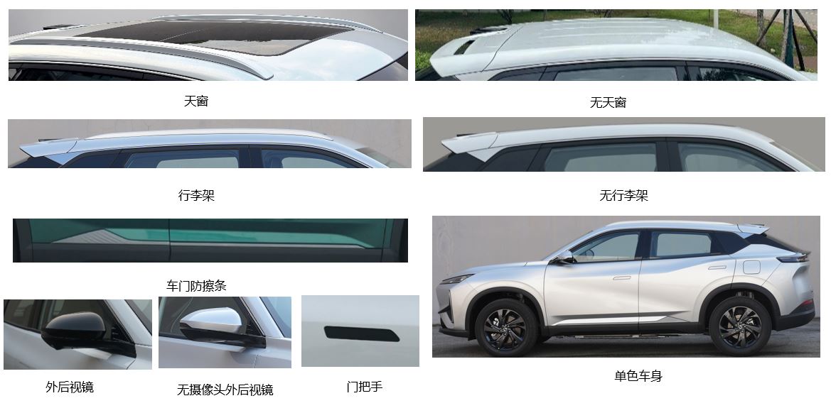 东风牌DFM6473M5FCHEV插电式混合动力多用途乘用车公告图片