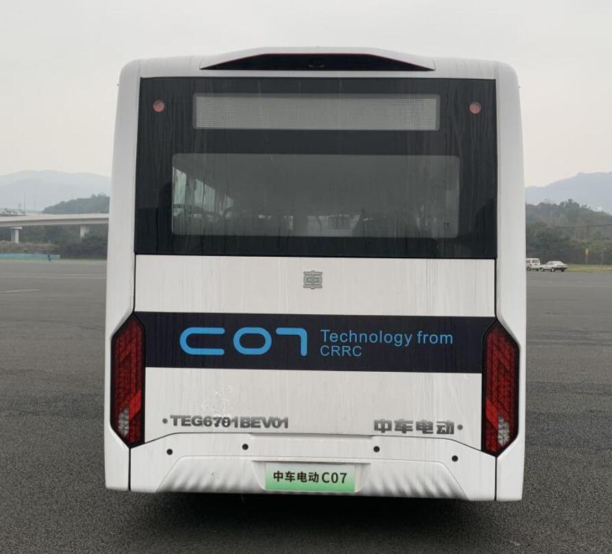 中国中车牌TEG6701BEV01纯电动低入口城市客车公告图片