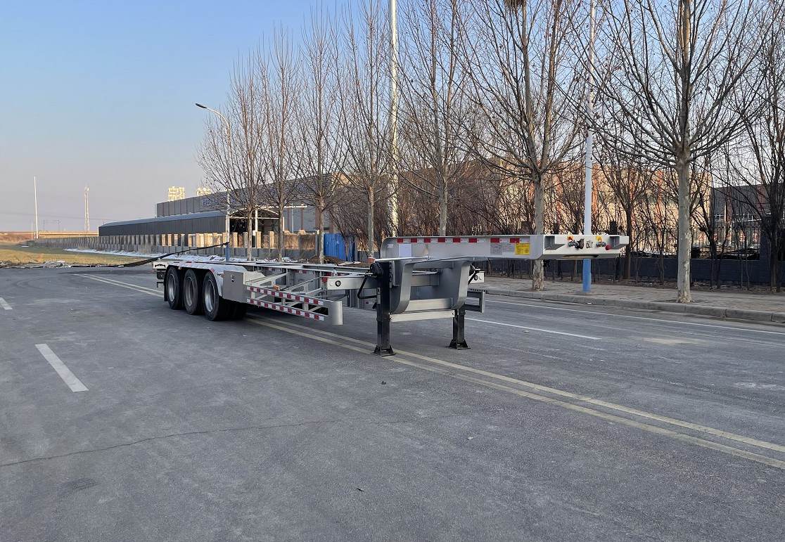 中振汉江牌12.5米34.9吨3轴集装箱运输半挂车(HJZ9405TJZD)