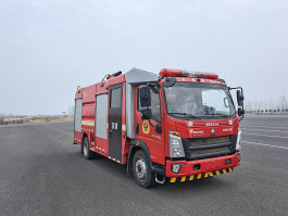 捷达消防牌SJD5120GXFPM40/HWA泡沫消防车