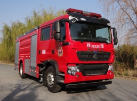 神泉牌LYX5191GXFPM80/H泡沫消防车