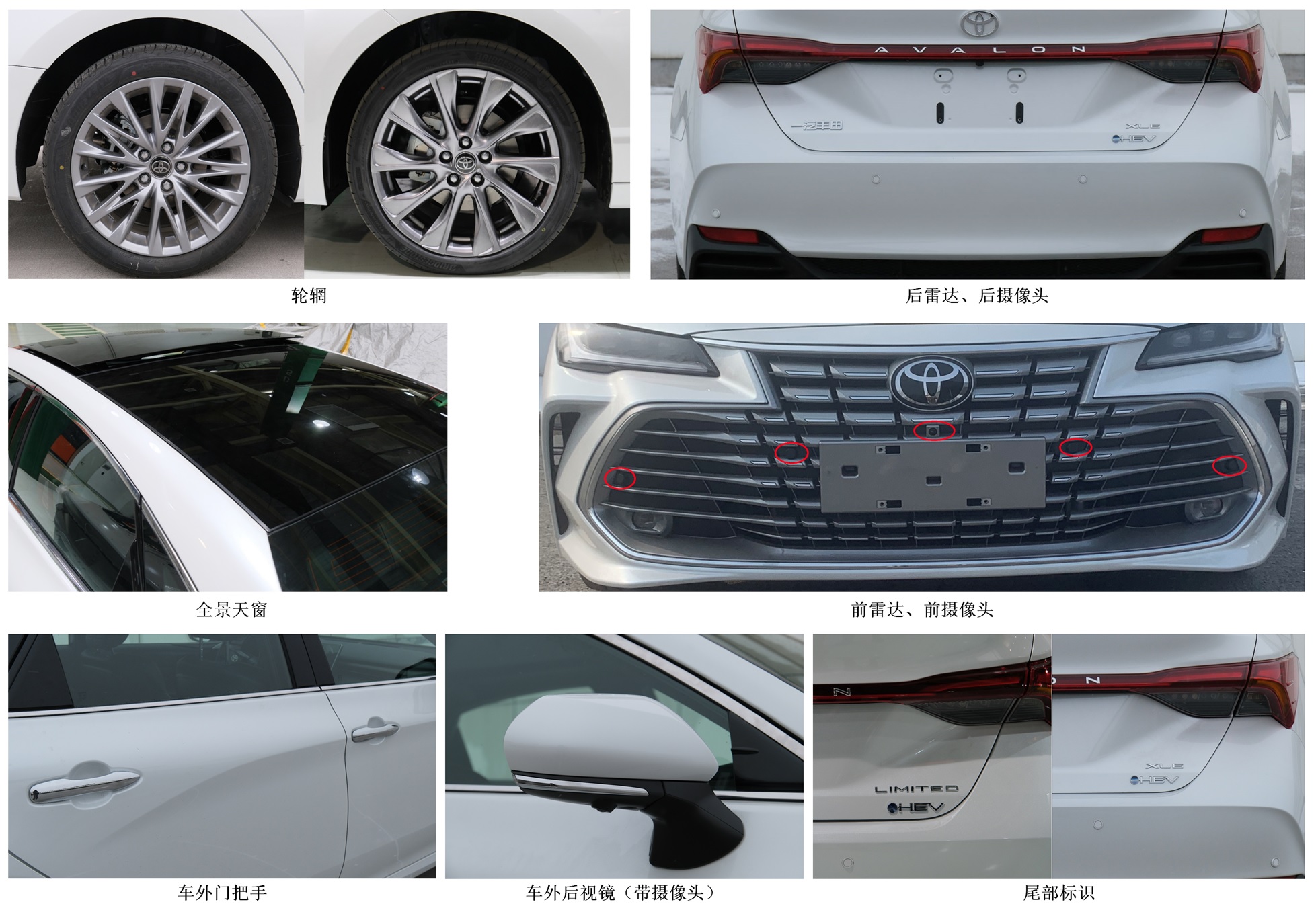 丰田牌SCT7203HEV混合动力轿车公告图片
