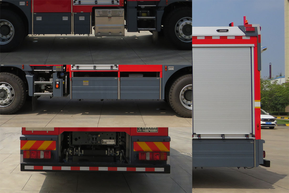 銀河牌BX5180GXFAP50/SK6壓縮空氣泡沫消防車(chē)公告圖片