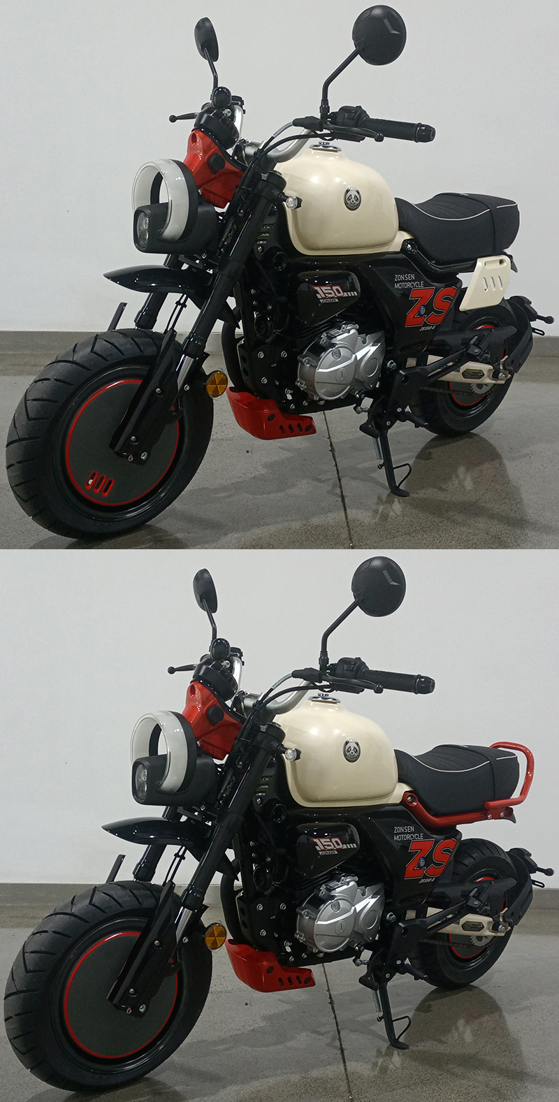 ZS150-A 宗申牌149CC汽油前盘式后盘式两轮摩托车图片