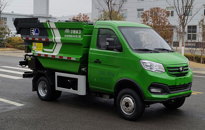 YTZ5041ZZZD1BEV 宇通牌纯电动自装卸式垃圾车图片