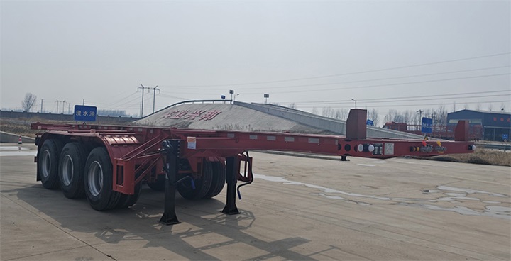 万辉牌9.5米35.9吨3轴集装箱运输半挂车(FST9400TJZ20)