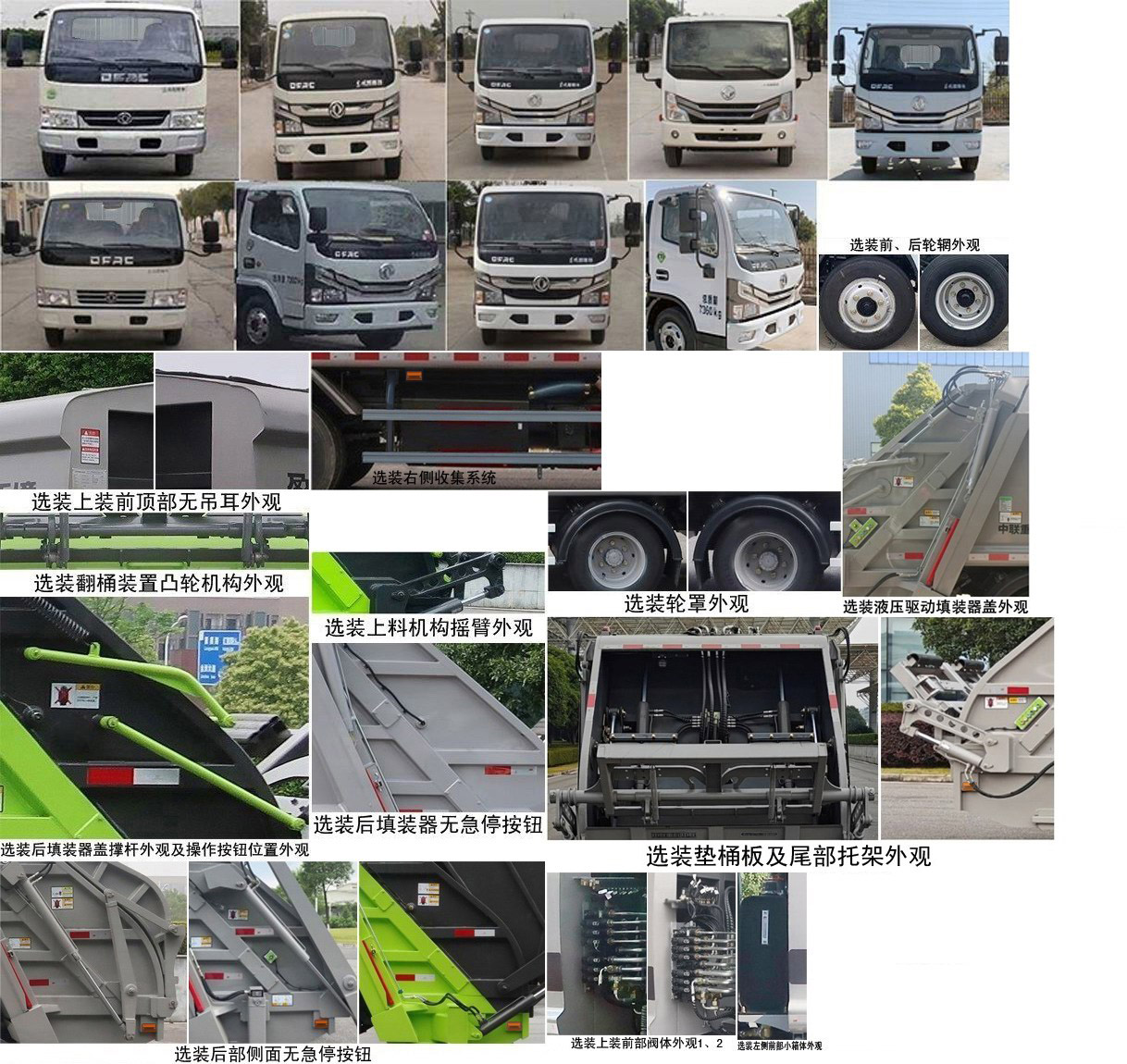 中聯(lián)牌ZBH5070ZYSEQAY6壓縮式垃圾車公告圖片