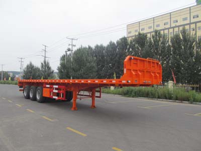 陆平机器牌12.3米32.5吨3轴平板半挂车(LPC9401P)