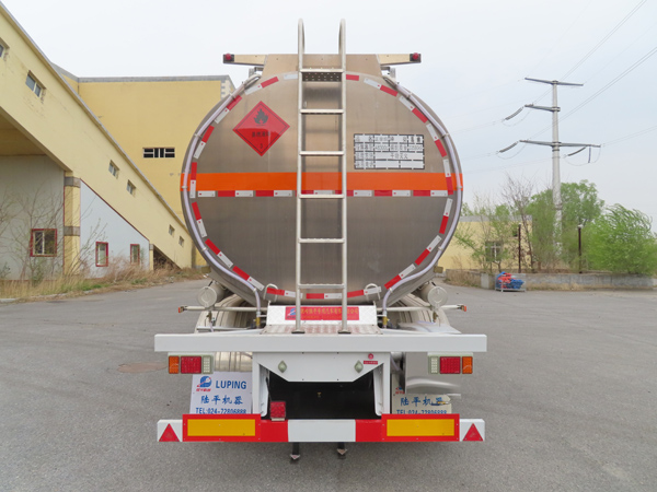 铝合金易燃液体罐式运输半挂车图片