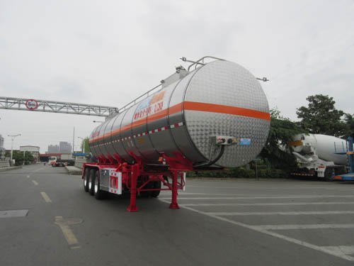 通华牌10.8米32.2吨3轴氧化性物品罐式运输半挂车(THT9400GYWE)