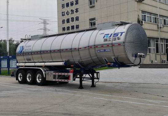 瑞江牌12.1米33吨3轴普通液体运输半挂车(WL9405GPGD42Y)