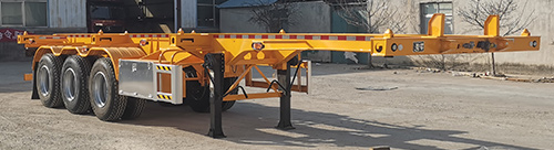 庄宇牌10.8米35.4吨3轴集装箱运输半挂车(ZYC9404TJZ)