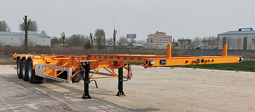 襄汽牌14米34吨3轴集装箱运输半挂车(JDV9390TJZE)
