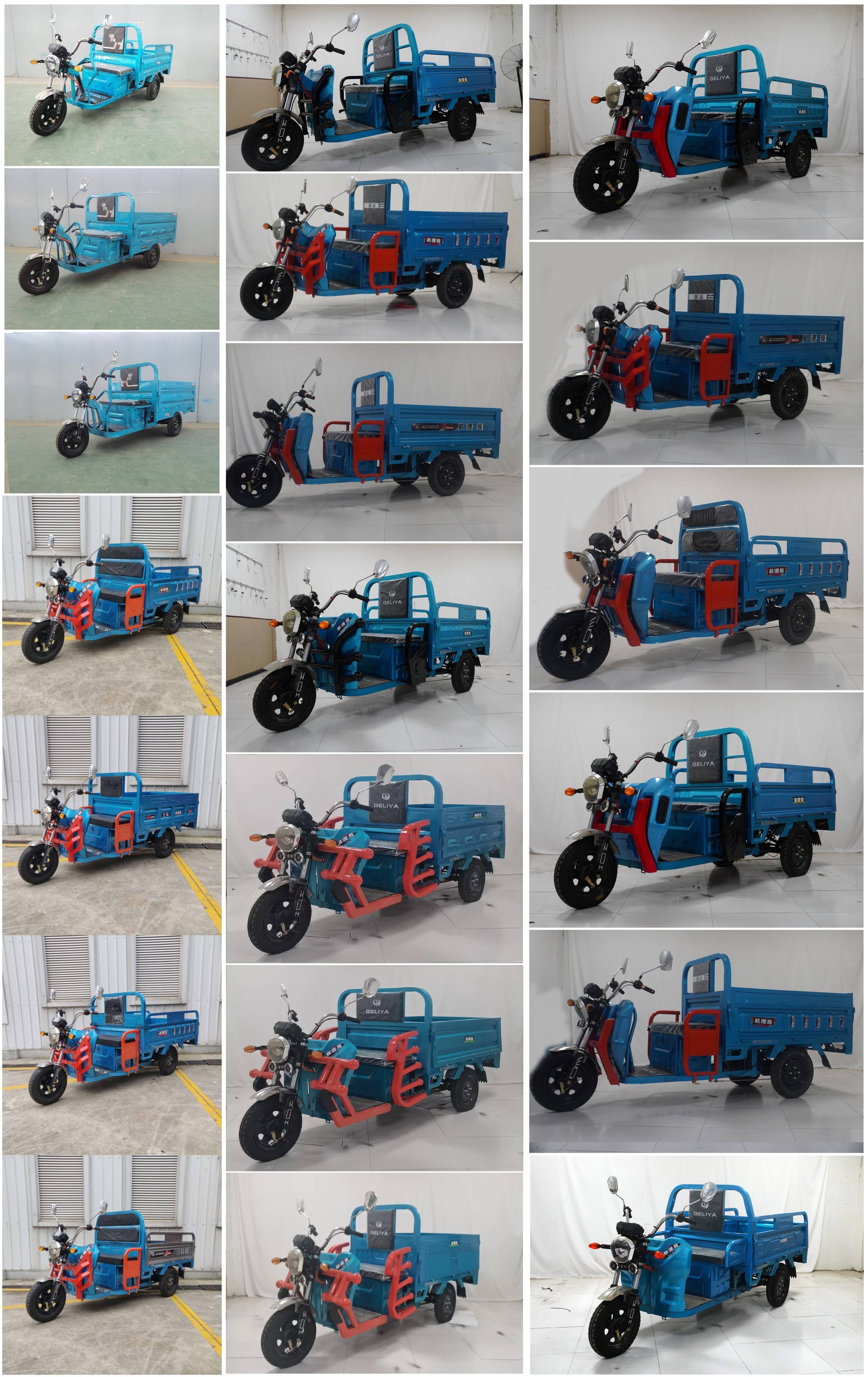 格哩雅牌GLY1000DZH-4电动正三轮摩托车公告图片