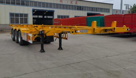 金多利牌11米35.3吨3轴集装箱运输半挂车(KDL9403TJZ)